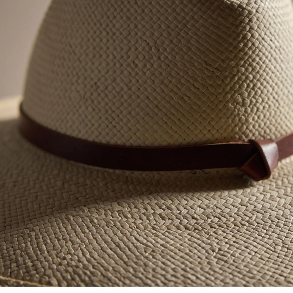 JANESSA LEONE JUDITH
$287 sz S  like new
COLOR: Natural S=22", 3 3/4” brim widt - Picture 5 of 16